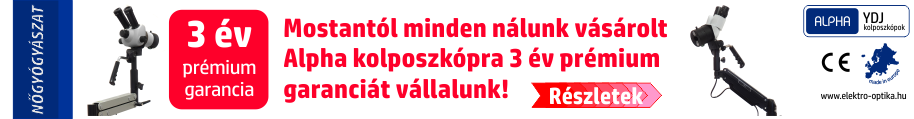 3 év prémiuam garancia kolposzkópokra